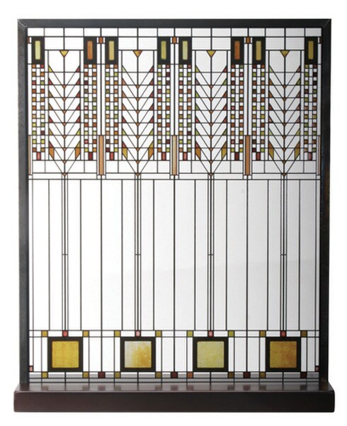 Tree of Life by Frank Lloyd Wright Art Glass Replica